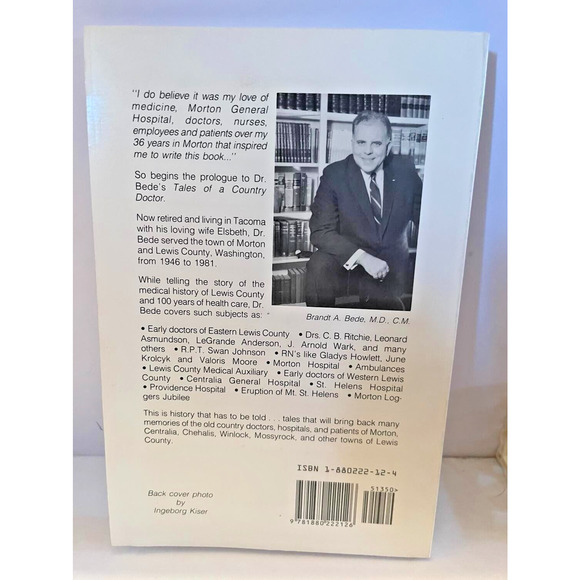 Tales of a Country Doctor: 100 Years of Health Care in Lewis County by Bede - Picture 2 of 2